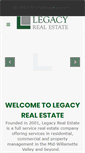 Mobile Screenshot of legacyre.com